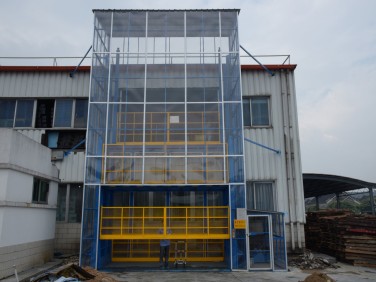 室外直顶式升降货梯