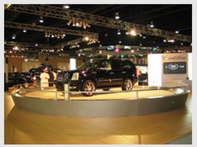 汽车旋转舞台华楠骏业