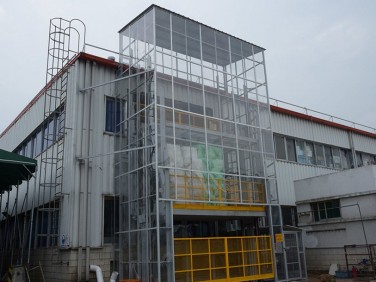 直顶式超大型升降机 起重装卸升降平台 安全封闭不锈钢升降机