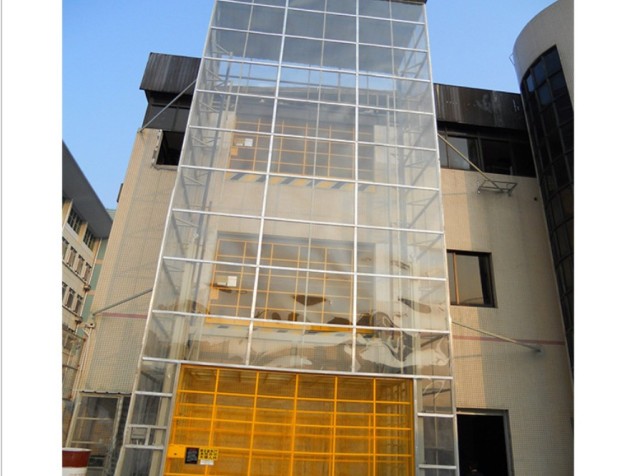 厂家直销直顶标准升降机 安全封闭装卸升降平台 超重升降机