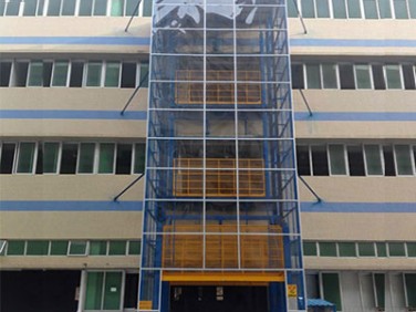 室外安装直顶式升降台系列