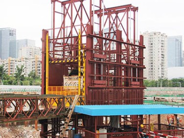 地铁隧道深坑取土直顶式升降台系列