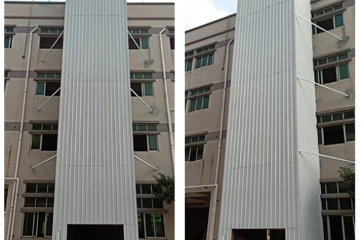 东莞市派美陈列道具公司安装直顶式升降作业平台