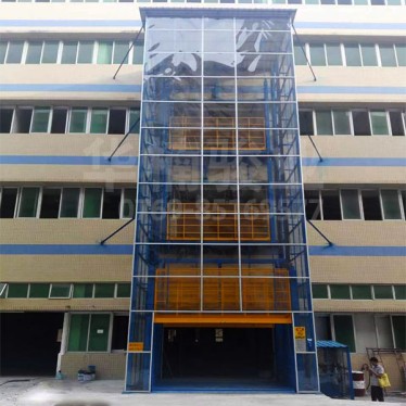 激光行业升降机案例