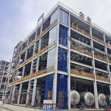 安装链条式升降平台案例