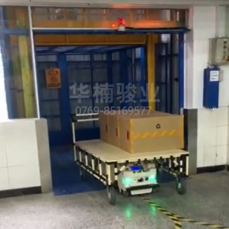 自动AGV配套升降机案例