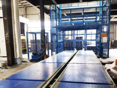 皮带式输送线升降机